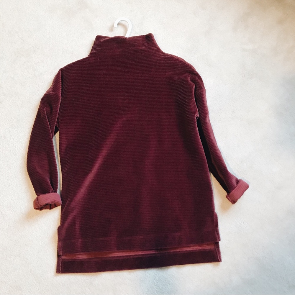 Velour Oversized Sweater